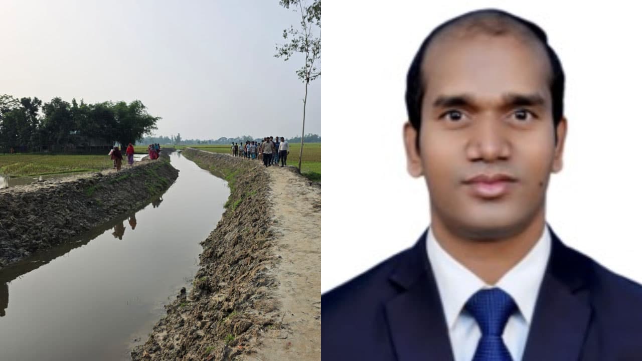 খাল খনন শেষে প্রকল্পের ৪১ লাখ টাকা ফেরত দিলেন ইউএনও