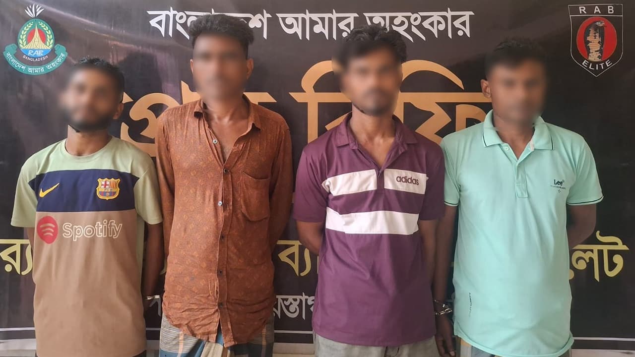 ২০ মামলার আসামি লাল মিয়াসহ সাত ডাকাত গ্রেপ্তার