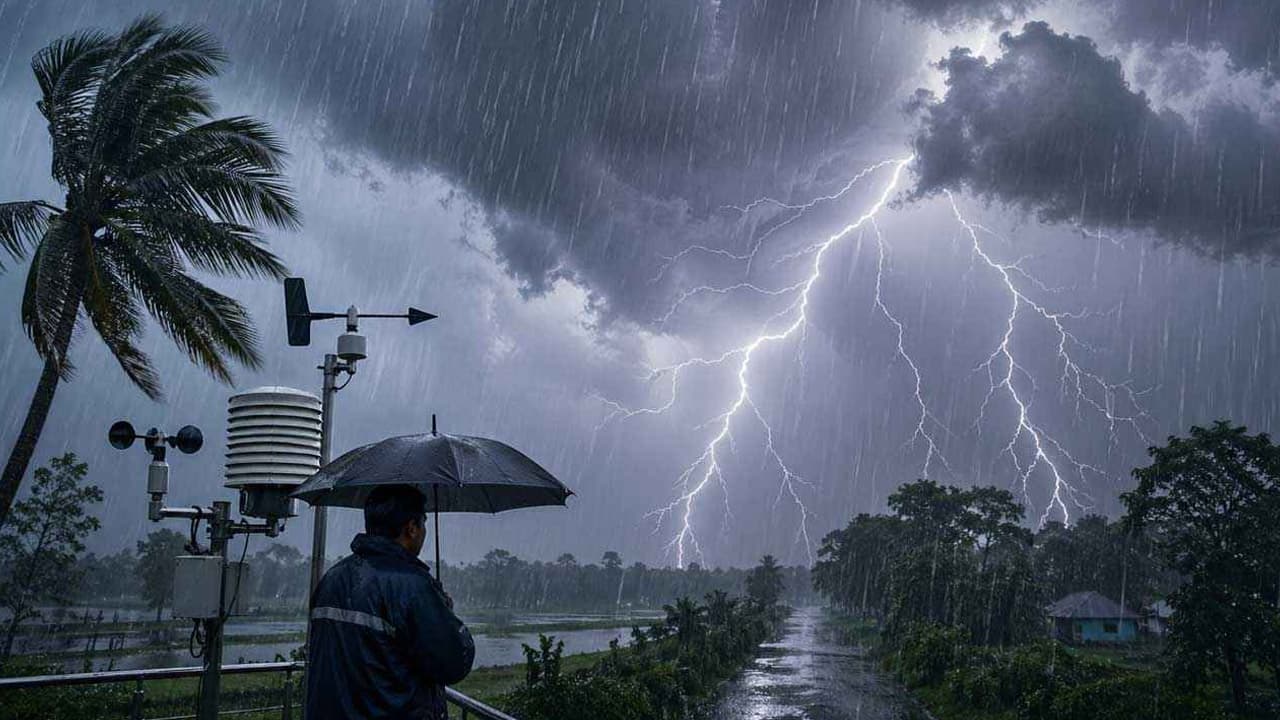 আগামী ৫ দিন ভারী বর্ষণ ও বজ্রবৃষ্টির আভাস, ১০ জেলায় সতর্কসংকেত