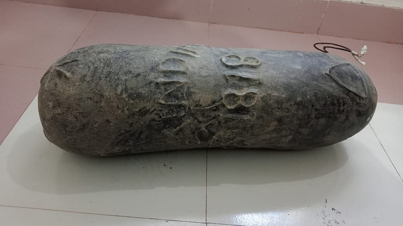 শাল্লায় ২০৮ বছরের পুরোনো ম্যাগনেট পিলার উদ্ধার
