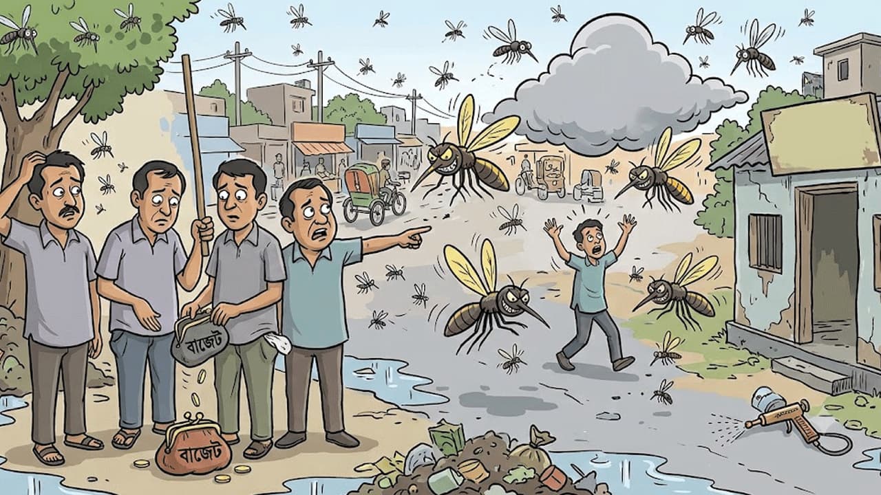 বাজেট সংকটে চাঁপাইনবাবগঞ্জের চার পৌরসভায় মশক নিধন কার্যক্রম ব্যাহত