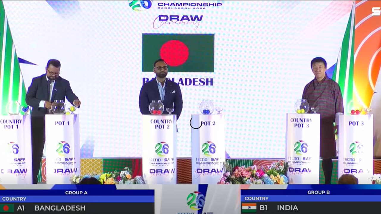 সাফ চ্যাম্পিয়নশিপের ড্র সম্পন্ন: ‘এ’ গ্রুপে বাংলাদেশ, একই গ্রুপে ভারত-পাকিস্তান