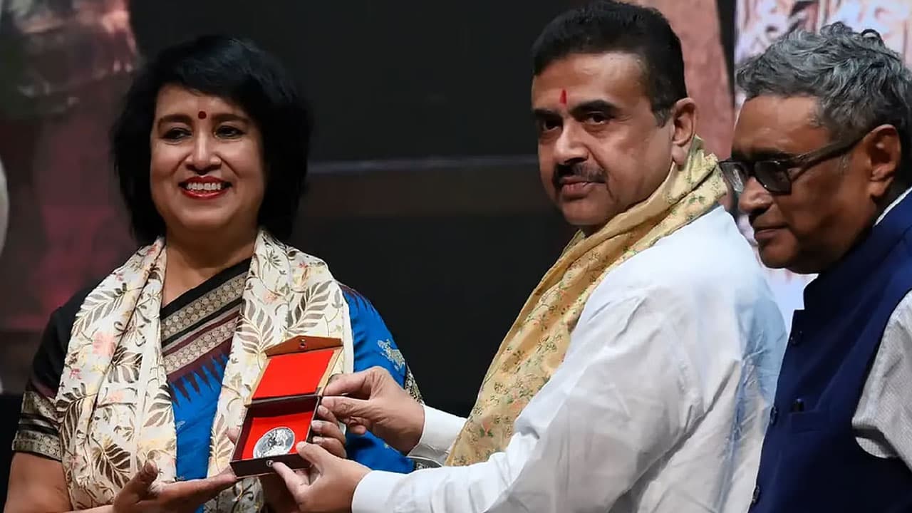 কলকাতায় তসলিমা নাসরিন: নিরাপত্তার পূর্ণ আশ্বাস শুভেন্দু অধিকারীর