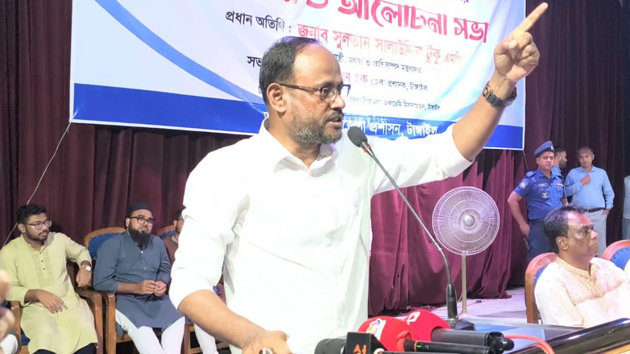 দেশ অস্থিতিশীল করার ষড়যন্ত্র করছে স্বৈরাচারের দোসররা: প্রতিমন্ত্রী সুলতান সালাউদ্দিন টুকু