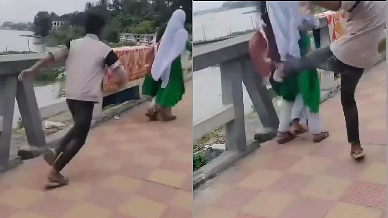 স্কুলছাত্রীকে লাথি মারার ভিডিও ভাইরাল: অভিযুক্ত কিশোরের বিরুদ্ধে ব্যবস্থা না নিয়ে টিসি পেল ভুক্তভোগী