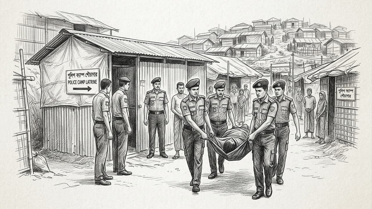 উখিয়ার পুলিশ ক্যাম্পে এএসআই-এর রহস্যজনক মৃত্যু