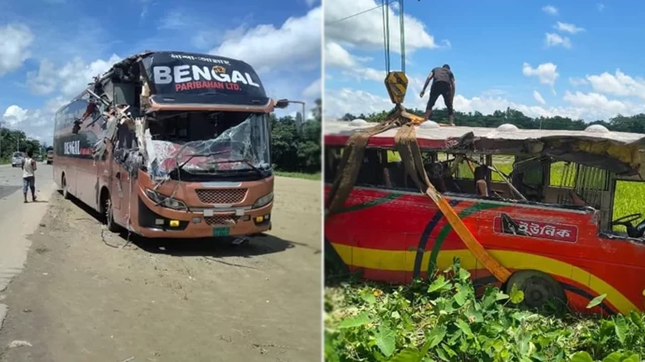 সিলেটে ভয়াবহ সড়ক দুর্ঘটনা: দুই বাসের লাইসেন্স বাতিল, তদন্ত কমিটি গঠন