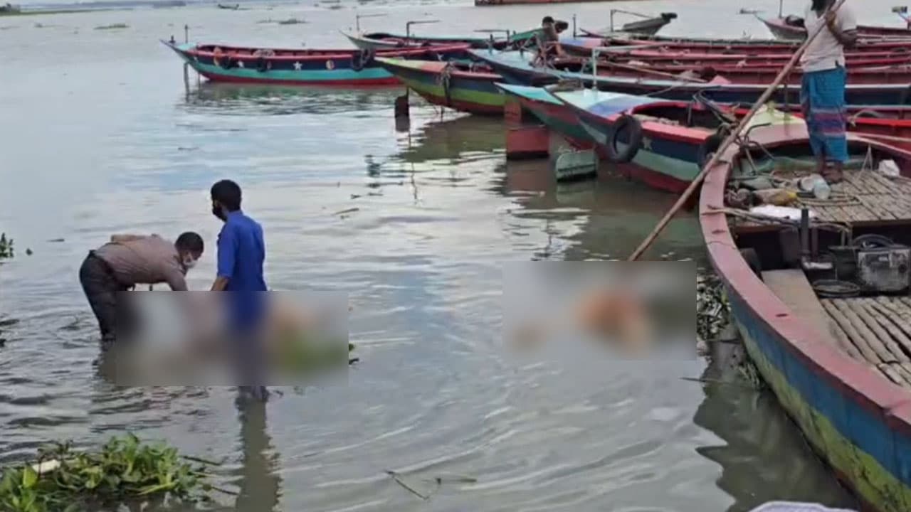 মেঘনায় নারী ও পুরুষের মরদেহ উদ্ধার, নারীর হাত ছিল বাঁধা