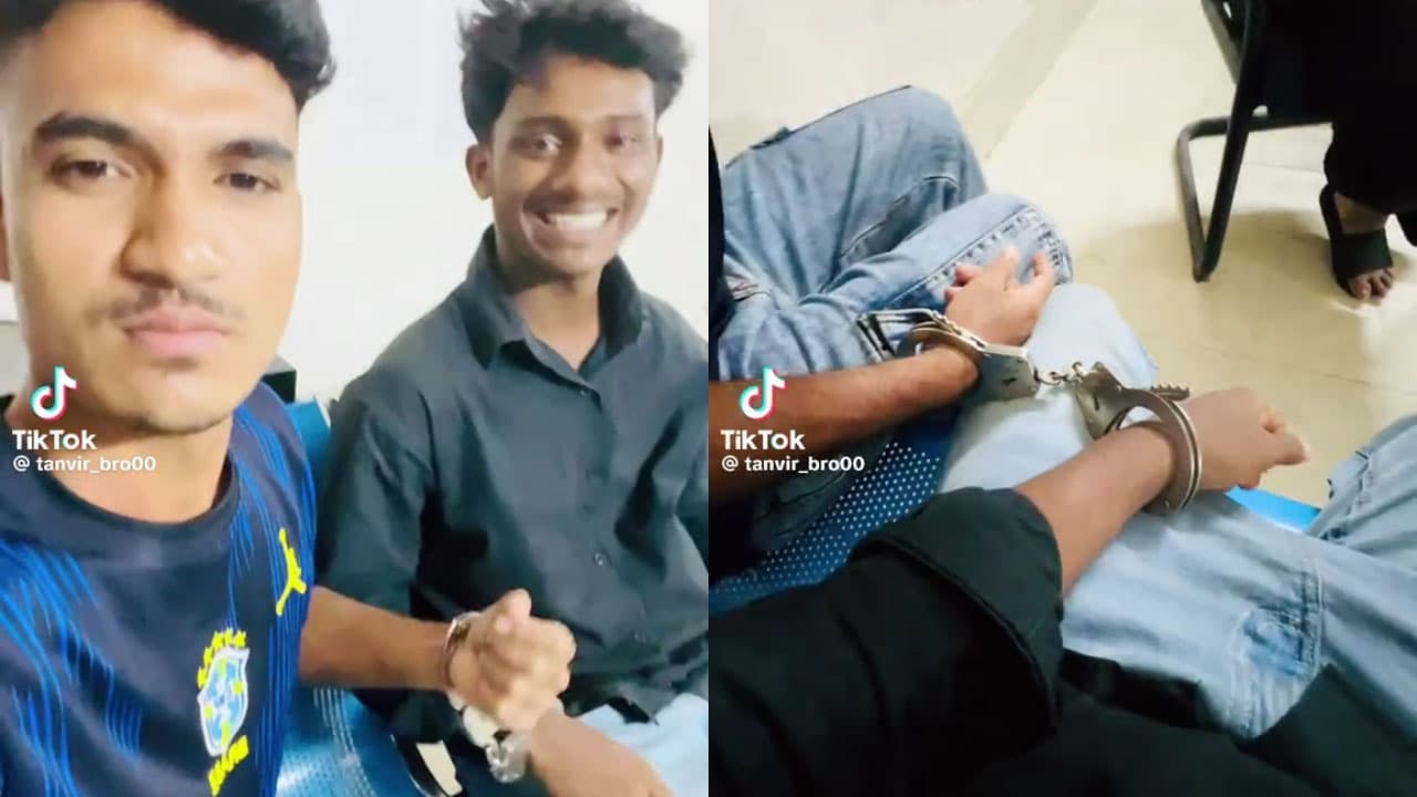থানার ভেতরেই হাতকড়া পরা আসামির টিকটক, তদন্ত শুরু