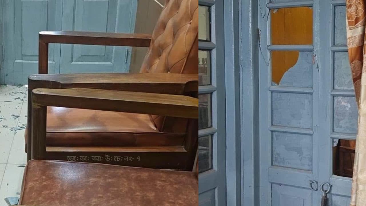 চাঁপাইনবাবগঞ্জে আদালত প্রাঙ্গণে ভাঙচুর, ২০-২৫ জনের বিরুদ্ধে মামলা