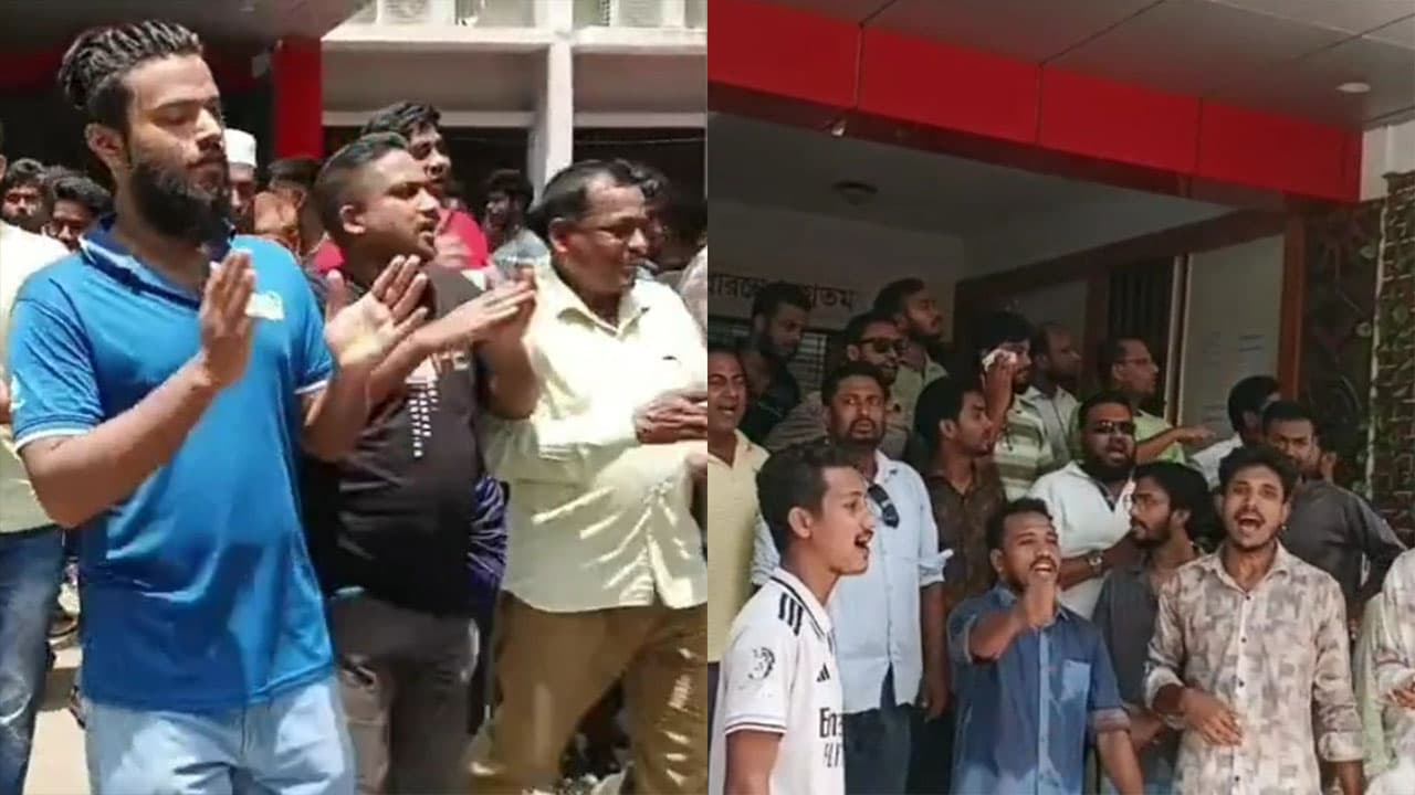 নাটোরের দুই উপজেলায় ইউএনও কার্যালয়ে ছাত্রদলের বিক্ষোভ
