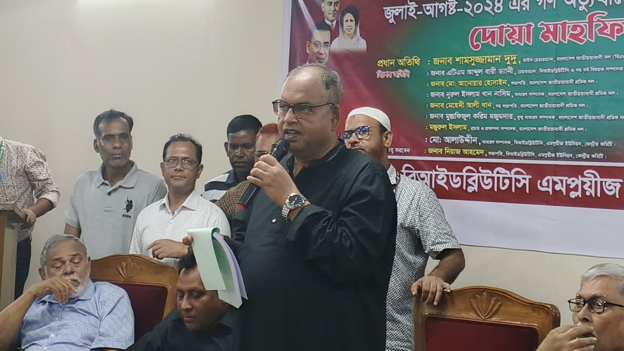 গণতন্ত্র ও দেশের স্বার্থে ঐক্যবদ্ধ হওয়ার আহ্বান শামসুজ্জামান দুদুর