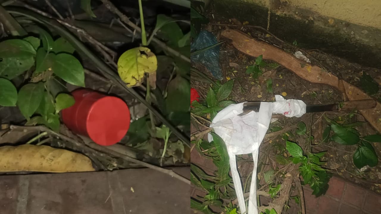 যশোরে খাটপট্টি এলাকা থেকে ককটেলসদৃশ বস্তু ও দা উদ্ধার