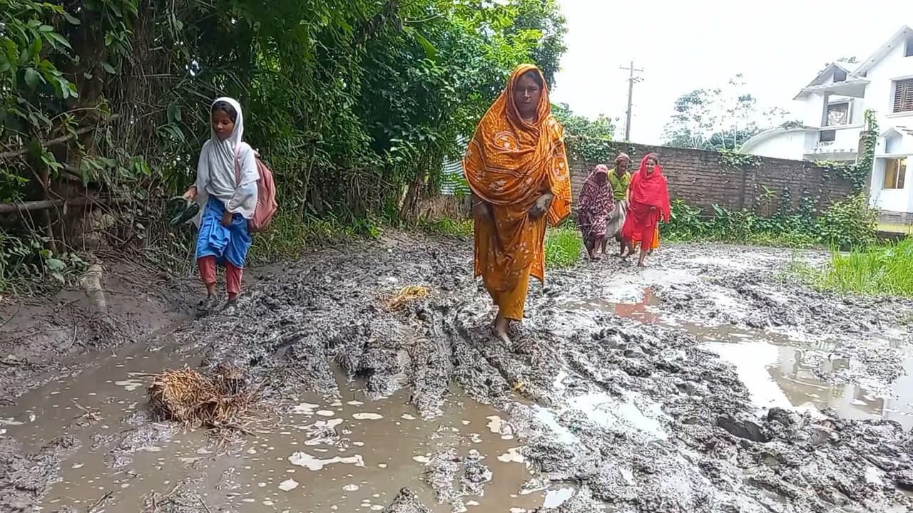 মাদারীপুরে সাড়ে তিন কিমি কাঁচা সড়কে আট গ্রামের চরম দুর্ভোগ