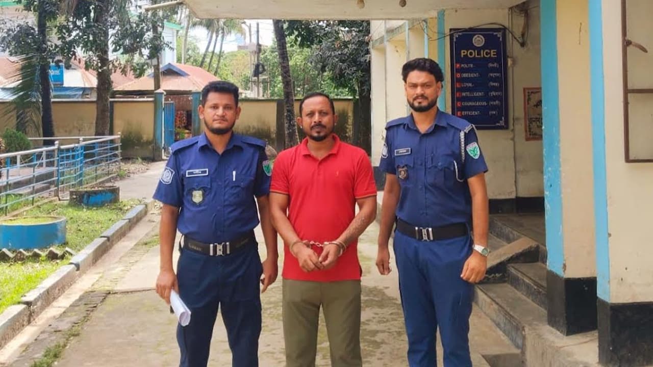 শাল্লায় সাবেক ভাইস চেয়ারম্যান অরিন্দম অপু গ্রেপ্তার