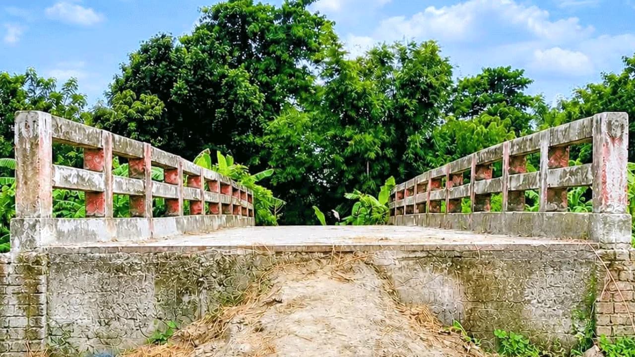 ফরিদপুরে ৩০ লাখ টাকার সেতু, কিন্তু নেই সংযোগ সড়ক