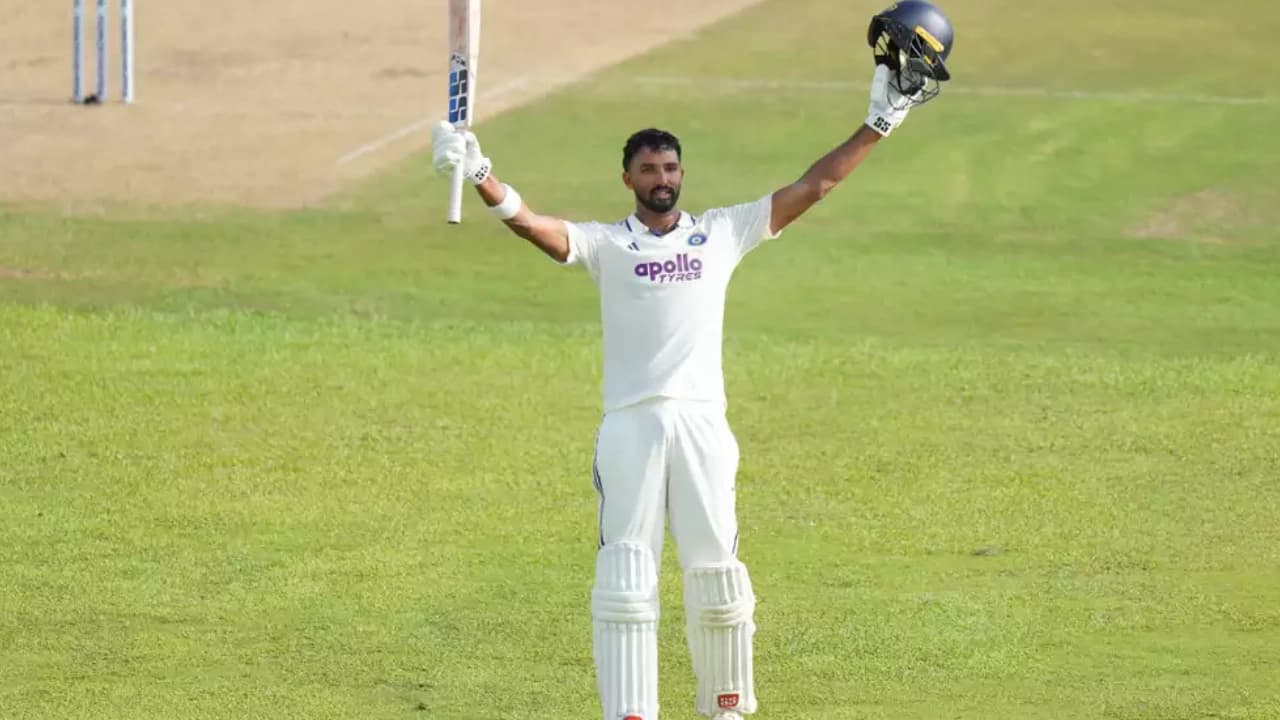 ৬০০তম টেস্টের প্রথম দিনে ভারতের দাপট, পাডিক্কালের প্রথম শতক