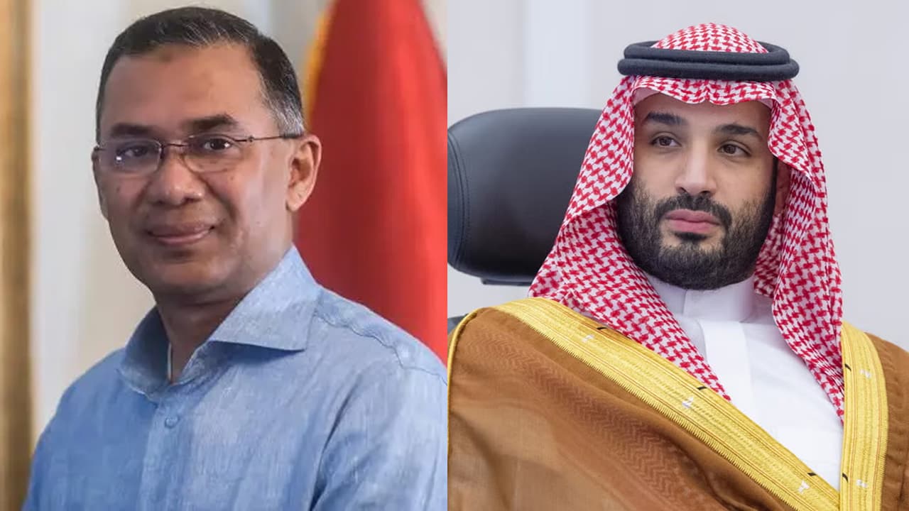 প্রধানমন্ত্রী তারেক রহমানকে সৌদি আরব সফরের আমন্ত্রণ ক্রাউন প্রিন্সের