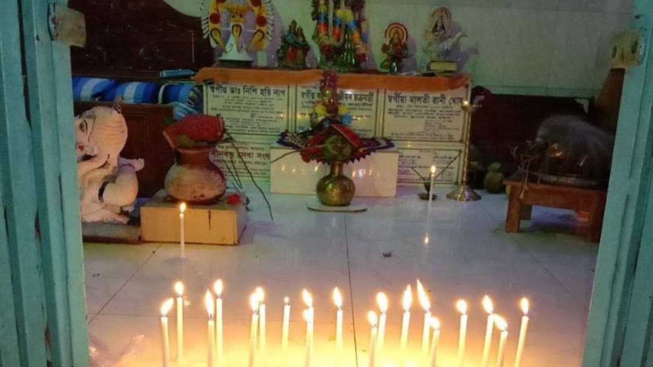 নগরকান্দার কালী মন্দিরে তালা ভেঙে পিতলের মূর্তি চুরি