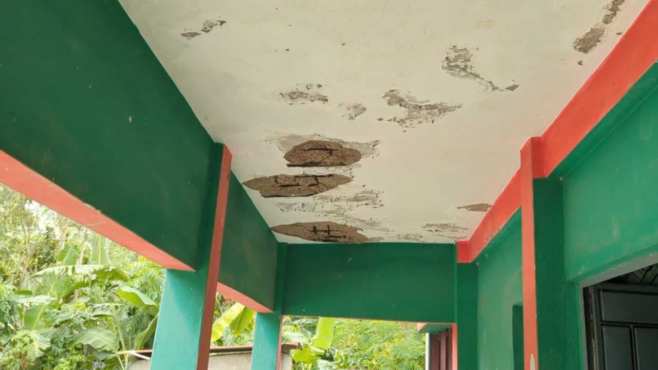 টাঙ্গাইলে জরাজীর্ণ স্কুল ভবন: আতঙ্কে শিক্ষার্থী ও শিক্ষক