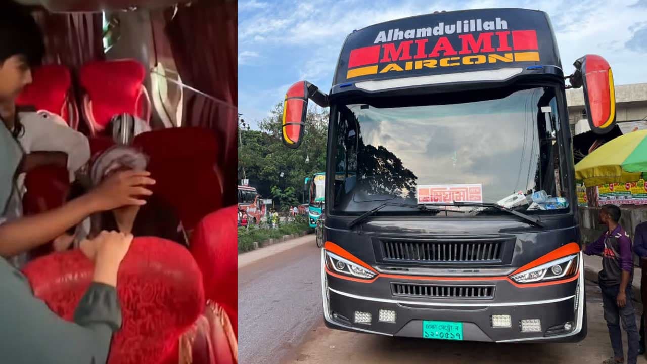 মুন্সীগঞ্জে যাত্রীবাহী বাসে দুর্বৃত্তদের হামলা, আহত ৪