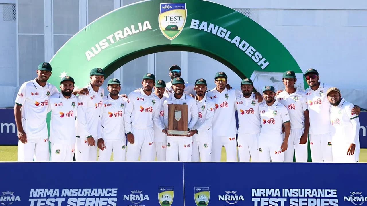 টেস্ট র‍্যাঙ্কিংয়ে ইতিহাস গড়ল বাংলাদেশ, এখন ষষ্ঠ স্থানে