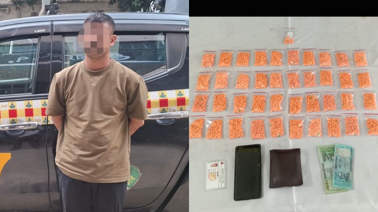 ফেনীতে বাসে তল্লাশিতে ৮ হাজার ইয়াবাসহ যুবক আটক