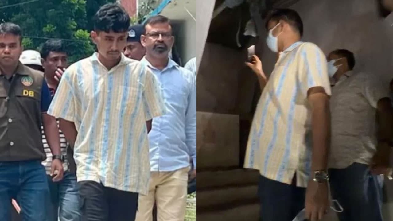 রংপুরে ৪ খুন: আসামি-পুলিশ কর্মকর্তার শার্টে বিতর্ক