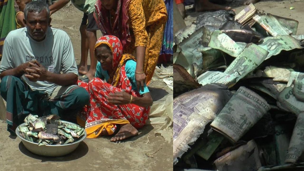 ভৈরবে অগ্নিকাণ্ডে ২৫ লাখ টাকাসহ পাঁচটি ঘর পুড়ে ছাই