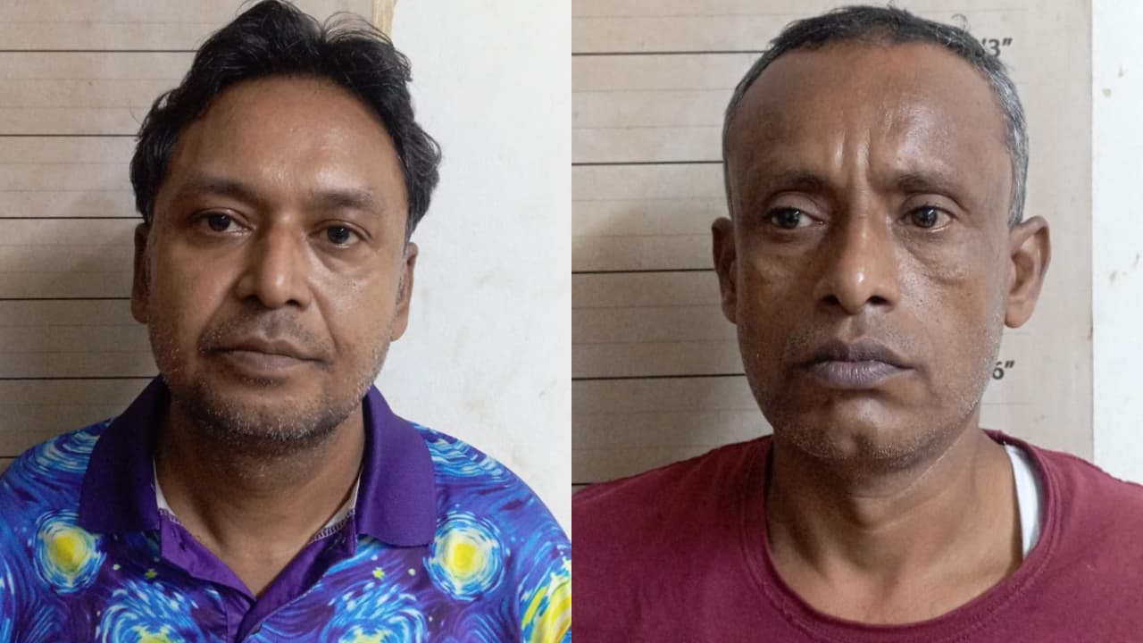 সাংবাদিক ও পুলিশ পরিচয়ে চাঁদা দাবিতে দুজন আটক