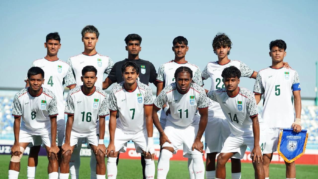 বাংলাদেশ অনূর্ধ্ব-২০ দল সিরিয়ার কাছে তিন গোল হারল