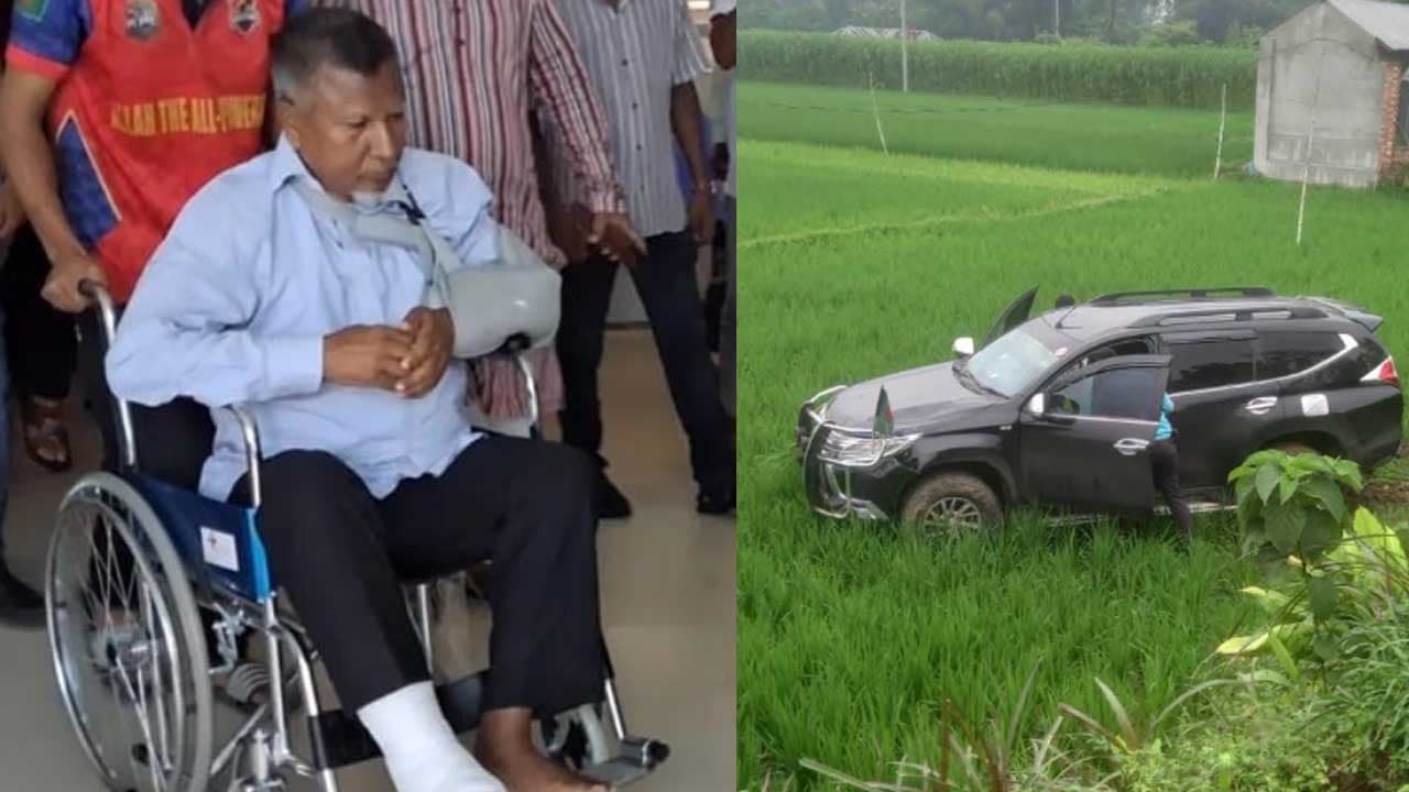 সড়ক দুর্ঘটনায় আহত প্রতিমন্ত্রী আবুল বারীকে ঢাকায় পাঠানো হয়েছে