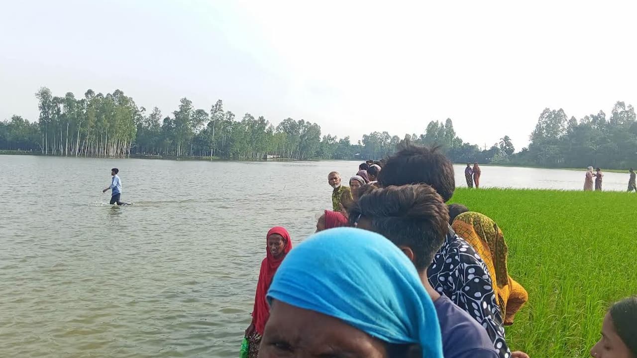সাঘাটায় ছেলেকে বাঁচাতে গিয়ে পিতা প্রাণ হারালেন