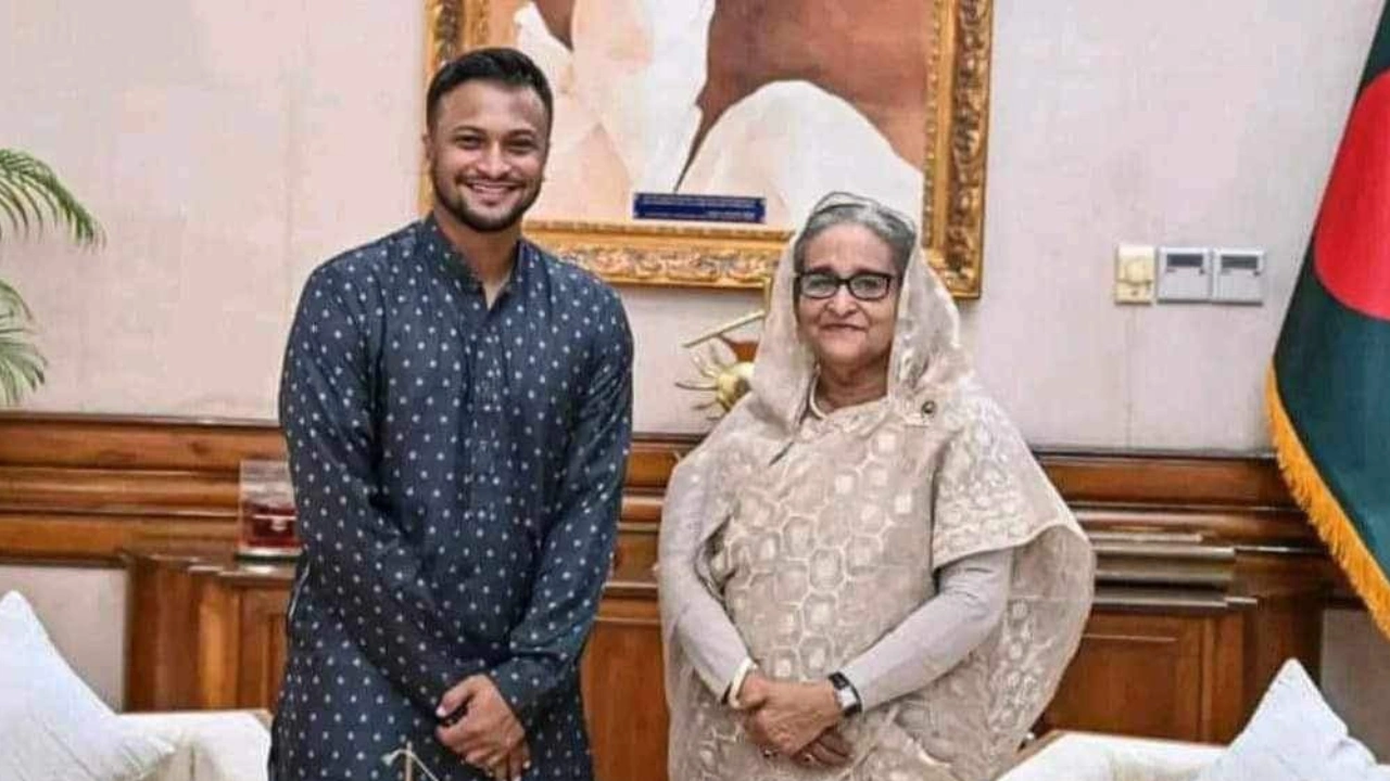 ভারতে প্রকাশ্য অনুষ্ঠানে অংশ নিতে পারেন শেখ হাসিনা ও সাকিব