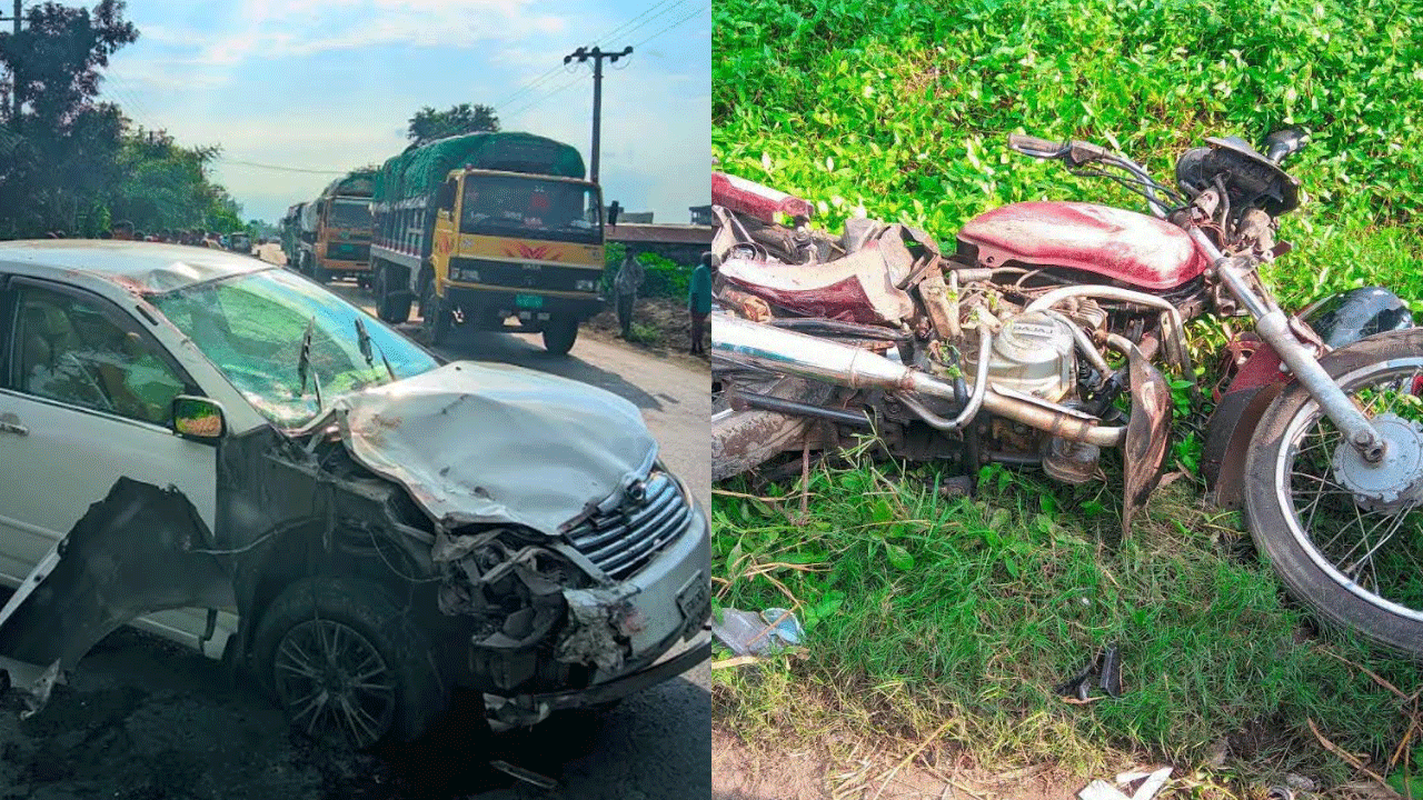 বগুড়ায় পৃথক দুটি সড়ক দুর্ঘটনায় ৯ জনের মৃত্যু