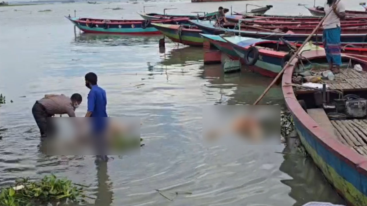 মেঘনায় নারী ও পুরুষের মরদেহ উদ্ধার, নারীর হাত ছিল বাঁধা