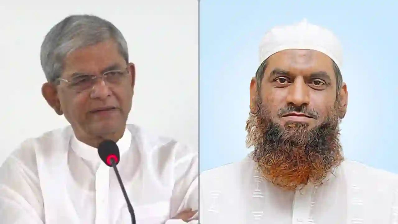 মির্জা ফখরুলকে রাষ্ট্রপতি নির্বাচিত হওয়ায় মামুনুল হকের অভিনন্দন