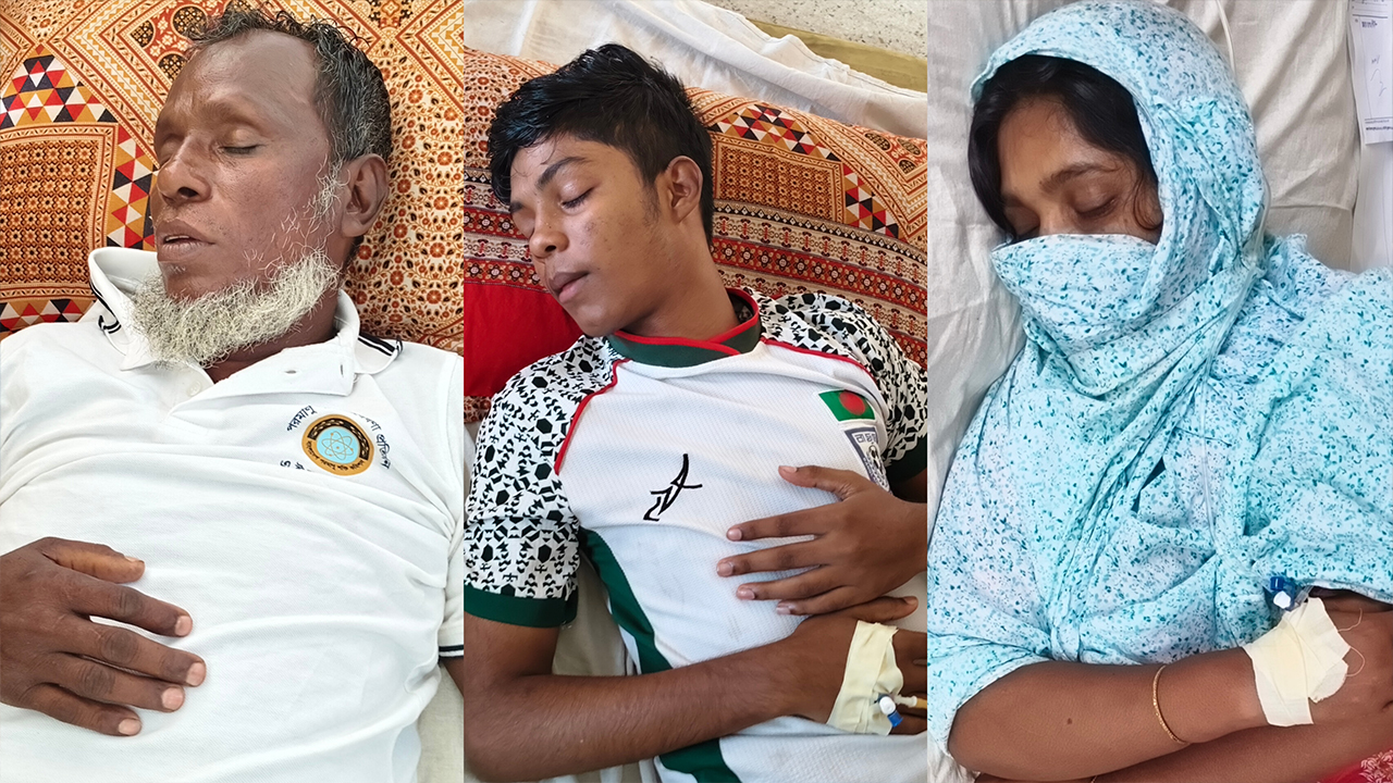 পিরোজপুরে পরিবারের ৩ সদস্য অচেতন, টাকা ও স্বর্ণালংকার চুরি