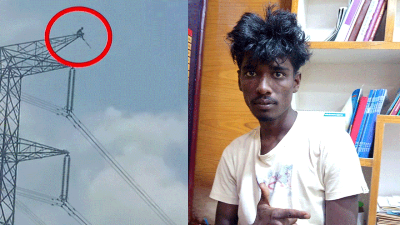 ফটিকছড়িতে চার লাখ ভোল্ট টাওয়ার থেকে যুবক উদ্ধার