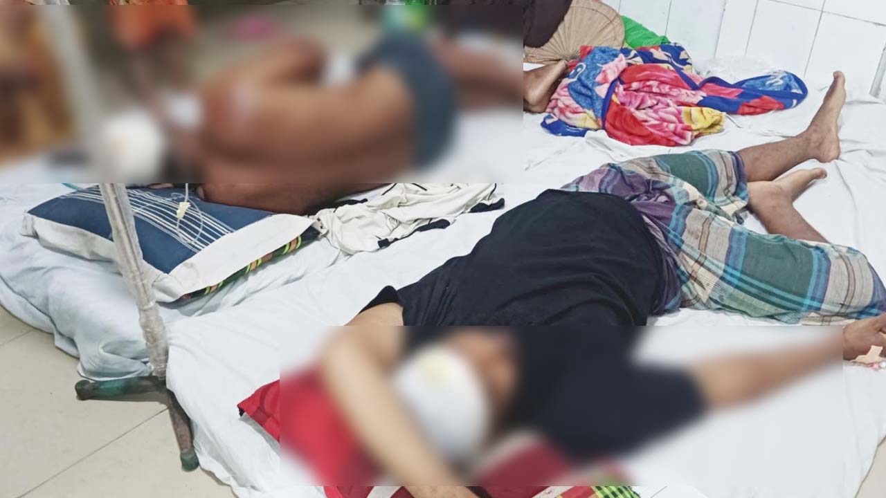 নড়াইলে মাদক বিক্রিতে বাধা দিলে ৬ জনকে কুপিয়ে জখম