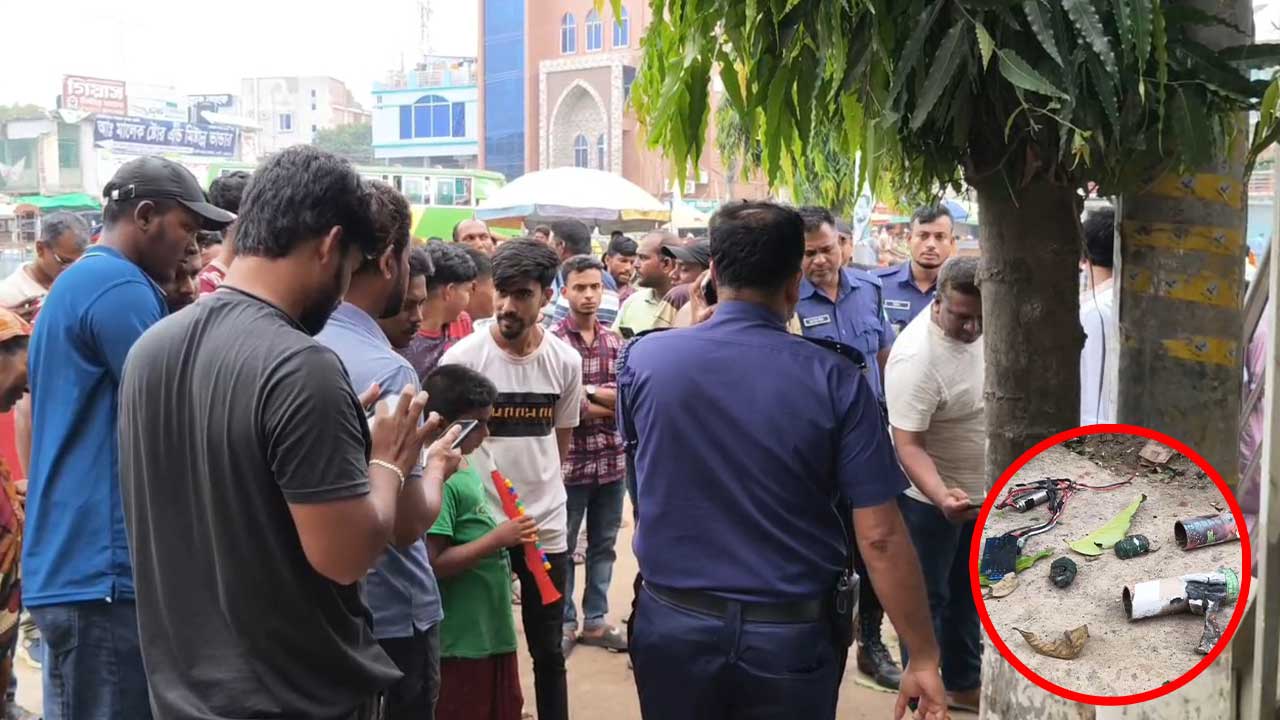 গাংনীতে বিস্ফোরণ, বিএনপি কার্যালয়ের পাশে উদ্ধার বোমাসদৃশ বস্তু
