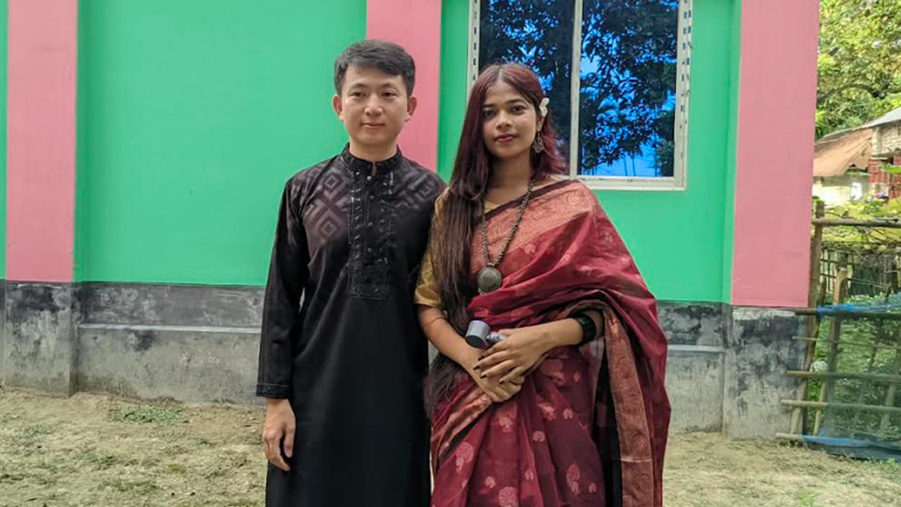 চীনা যুবক প্রেমের টানে রংপুরে বিয়ে