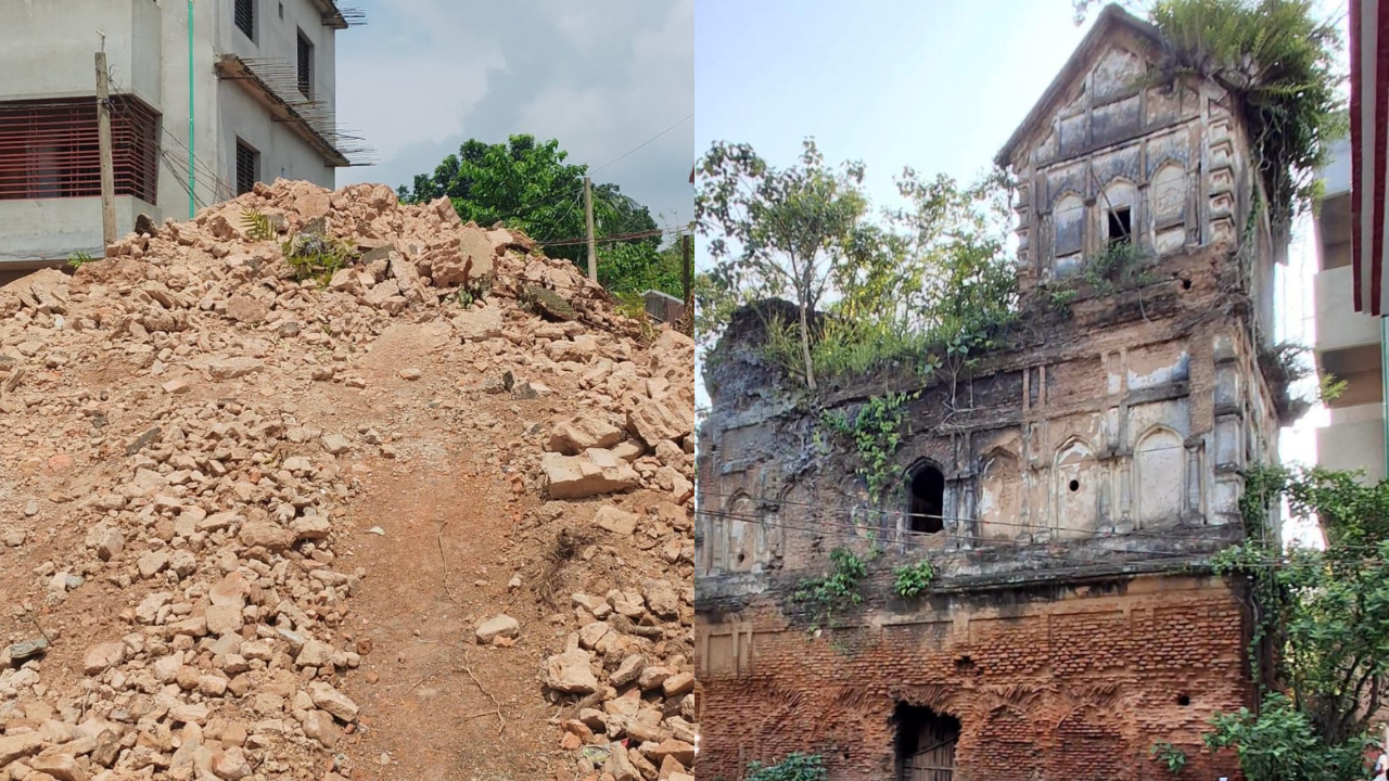 শরীয়তপুরে ৪০০ বছরের ঐতিহাসিক ভবন ভাঙা নিয়ে ক্ষোভ