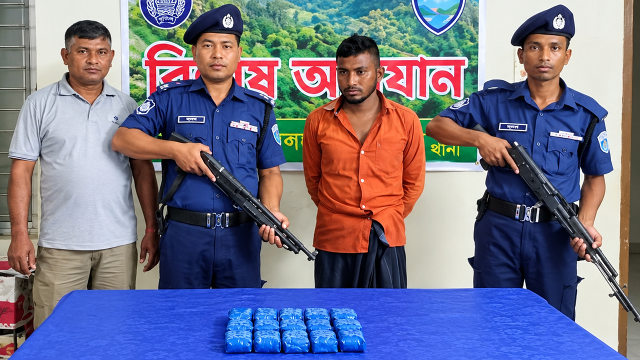 ২০ হাজার ইয়াবাসহ যুবক আটক, সঙ্গী পালিয়ে যায়