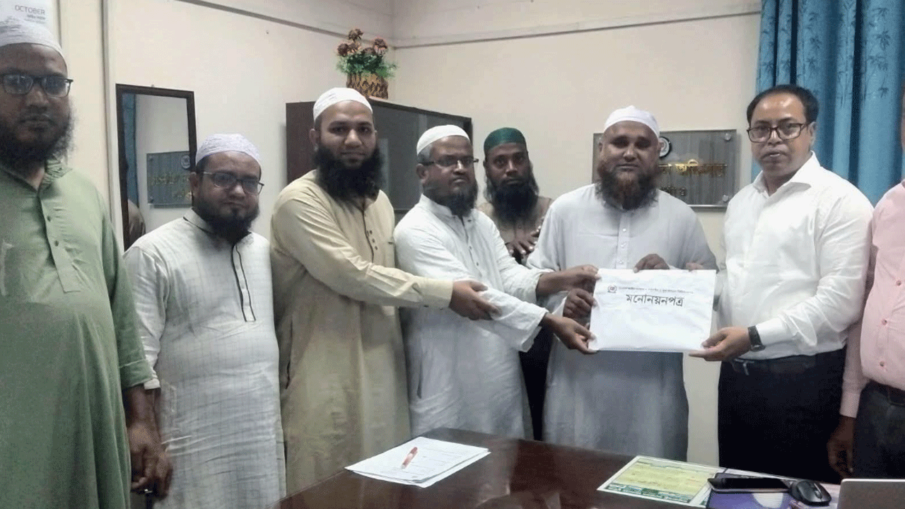 ঠাকুরগাঁও-১ উপনির্বাচন/ইসলামী আন্দোলনের প্রার্থীর মনোনয়নপত্র সংগ্রহ