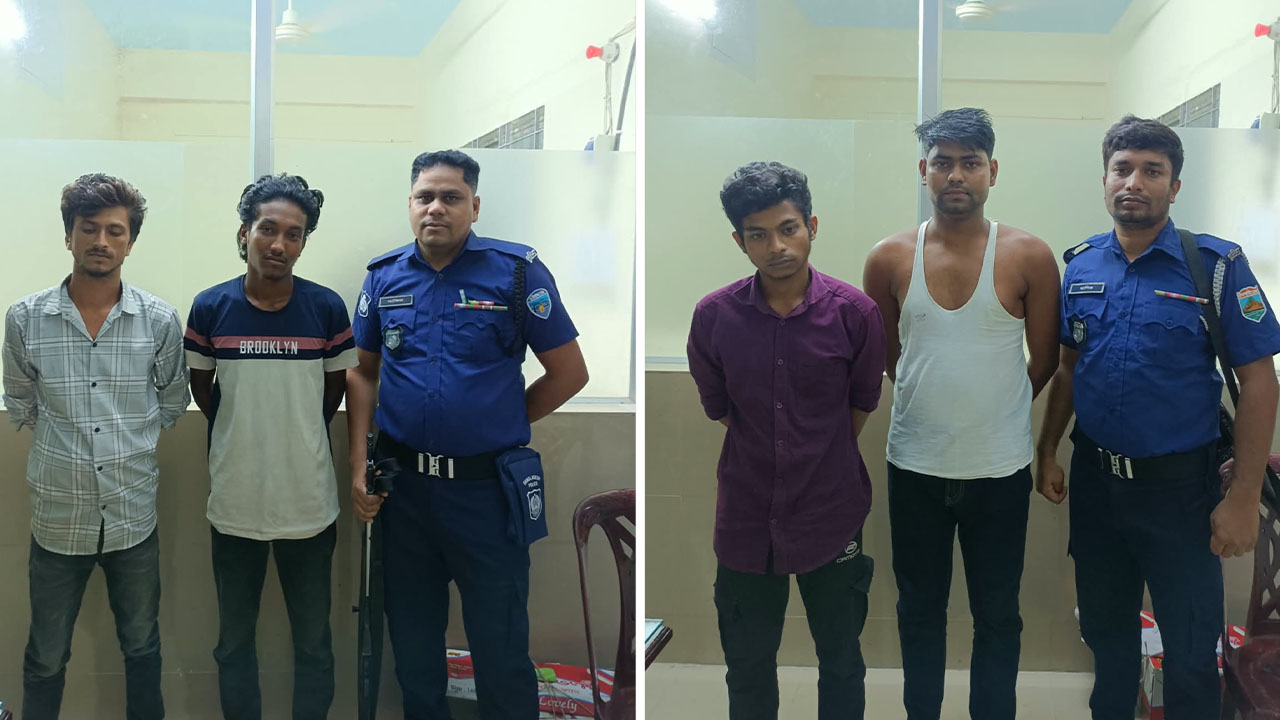 বান্দরবানে ইয়াবা সেবনের আসরে প্রশাসনের অভিযান, চারজন কারাগারে