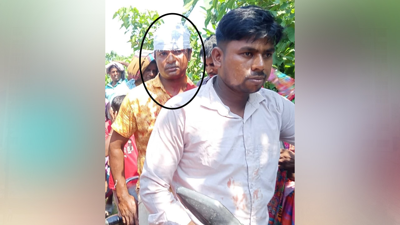 সুনামগঞ্জে স্কুলের সামনেই শিক্ষককে কুপিয়ে জখম