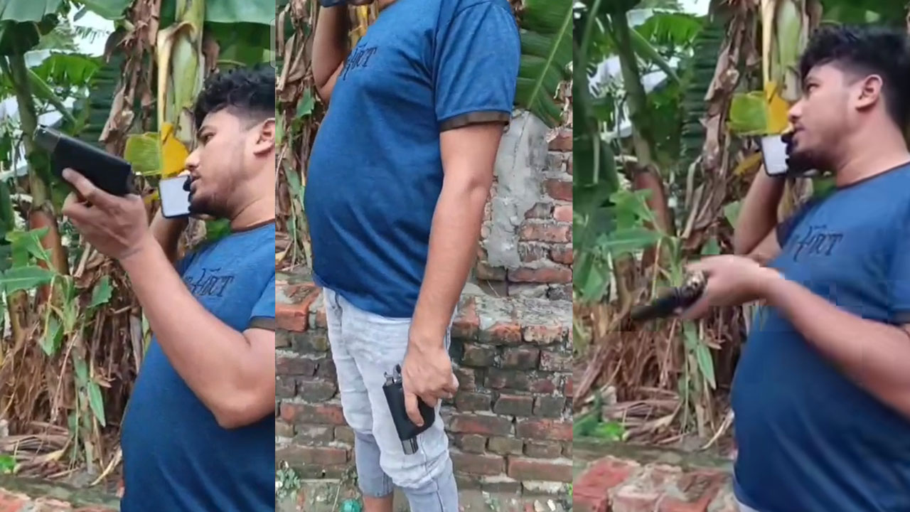 নারায়ণগঞ্জে অস্ত্র হাতে ভিডিও, শান্ত আত্মগোপনে