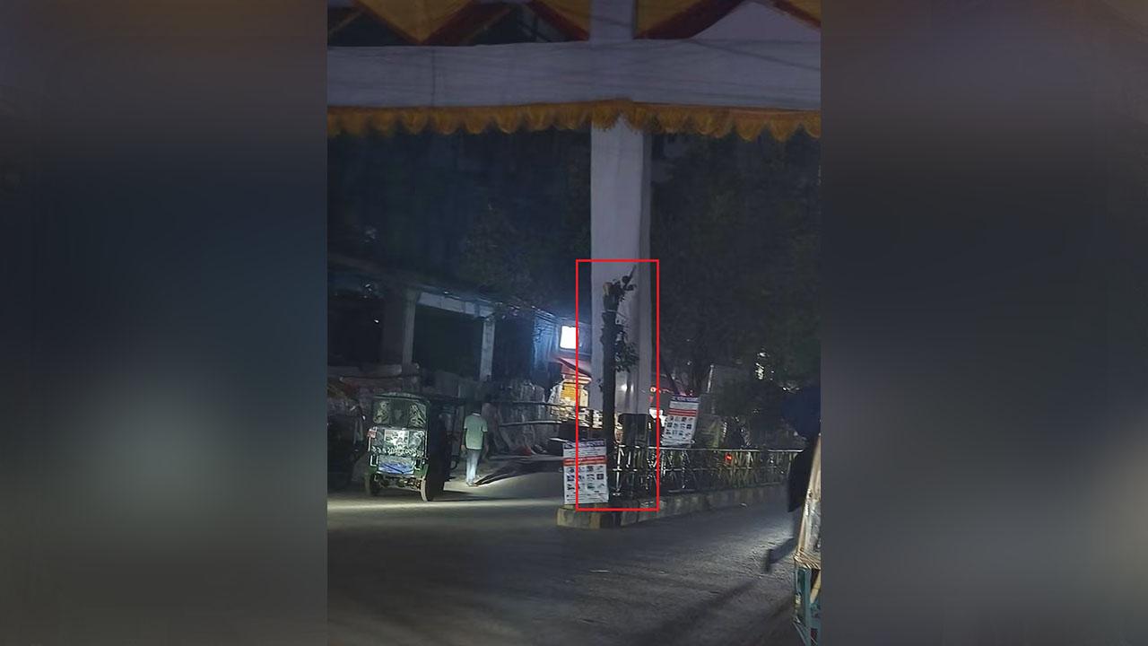 আমির হামজার জন্য তোরণ বানাতে ‘ন্যাড়া’ করা হলো ১৫ বছরের