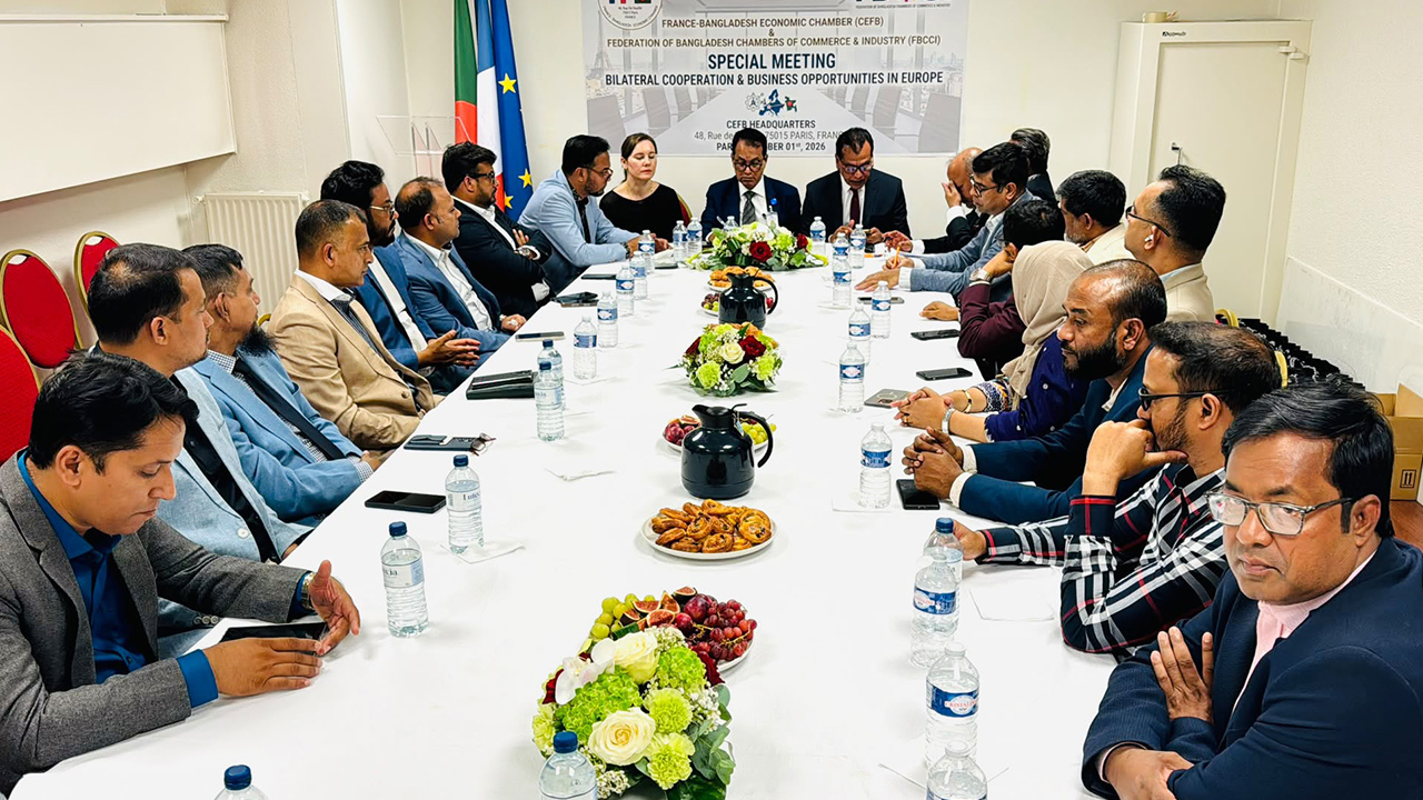 বাণিজ্য-অর্থনীতিতে নতুন সম্ভাবনা, প্যারিসে বাংলাদেশ-ফ্রান্স বৈঠক